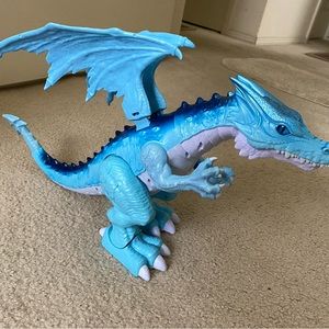 Dragon Dinasaur Robo Alive Roaring Ice Battery Robotic Toy